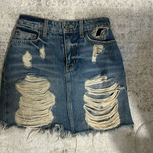 Distressed Carmar Skirt
